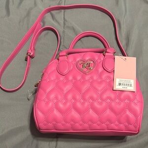 Juicy Couture Pink Mini Bag with Quilted Design and Adjustable Strap
